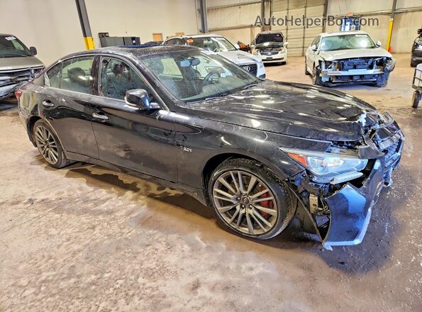 JN1FV7AR2KM801142 2019 INFINITI Q50 Black Передня права чверть