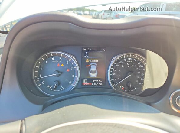 JN1FV7AR5JM700269 2018 INFINITI Q50 White Widok zestawu wskaźników