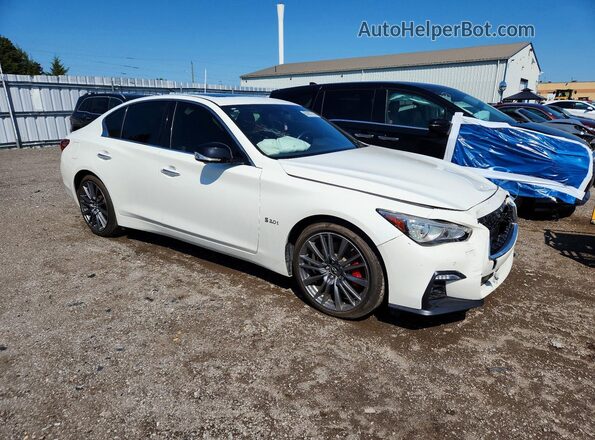 JN1FV7AR5JM700269 2018 INFINITI Q50 White Przód prawy