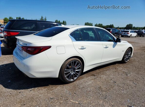 JN1FV7AR5JM700269 2018 INFINITI Q50 White Tył prawy