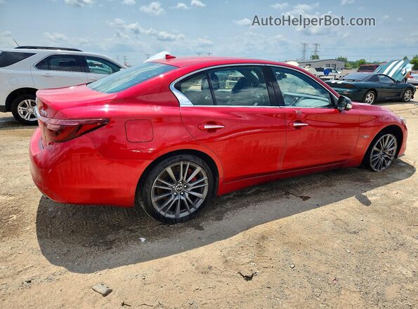 JN1FV7AR5KM800938 2019 INFINITI Q50 Red Rear right