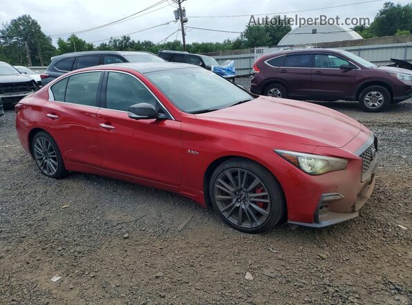 JN1FV7AR6JM480365 2018 INFINITI Q50 Maroon Առջևի աջ