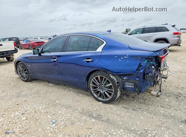 JN1FV7AR6KM800141 2019 INFINITI Q50 Blue Задня ліва чверть