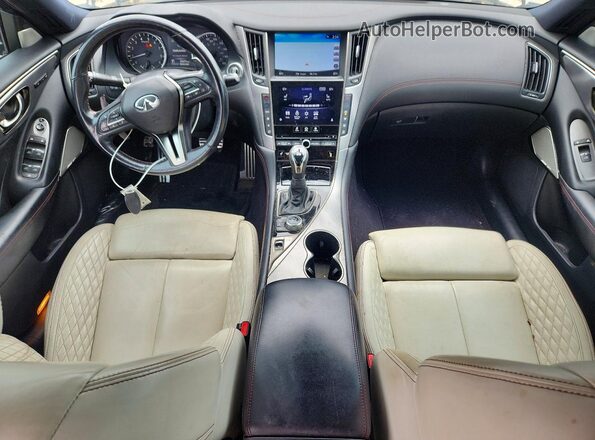 JN1FV7AR6KM800141 2019 INFINITI Q50 Blue Вид панелі приладів