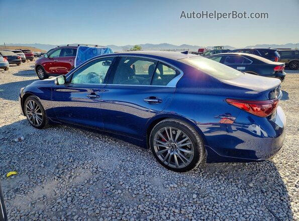 JN1FV7AR6LM660674 2020 INFINITI Q50 Синий Задняя левая четверть