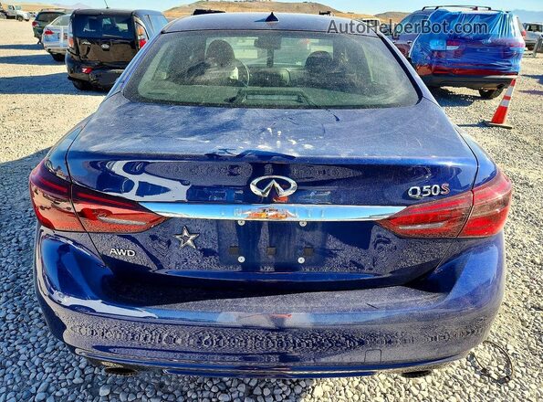 JN1FV7AR6LM660674 2020 INFINITI Q50 Синий Вид сзади