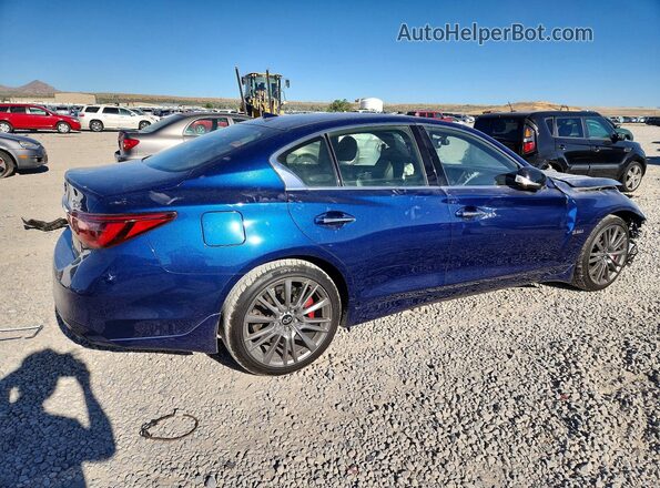 JN1FV7AR6LM660674 2020 INFINITI Q50 Синий Задняя правая четверть