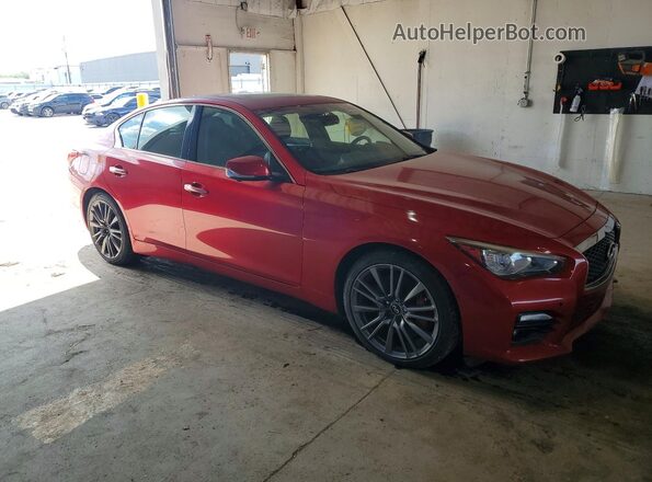 JN1FV7AR8HM870720 2017 INFINITI Q50 Red Առջևի աջ