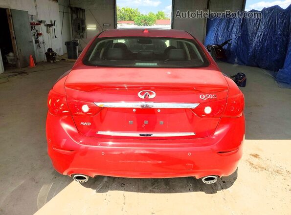 JN1FV7AR8HM870720 2017 INFINITI Q50 Red Հետևի տեսք