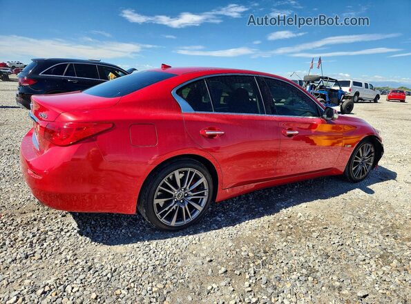 JN1FV7AR8HM871284 2017 INFINITI Q50 Red Rear right