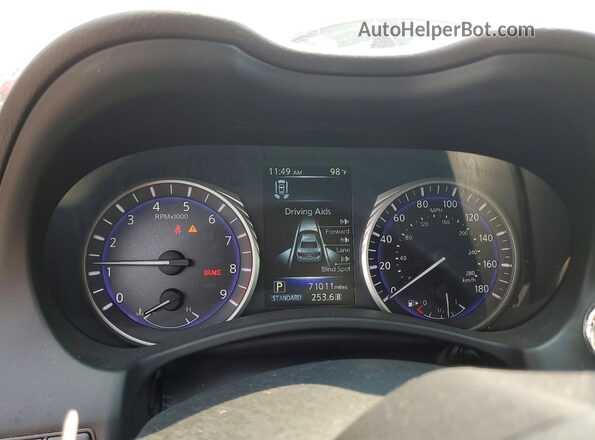 JN1FV7AR8HM871284 2017 INFINITI Q50 Red ხელსაწყოთა პანელის ხედი