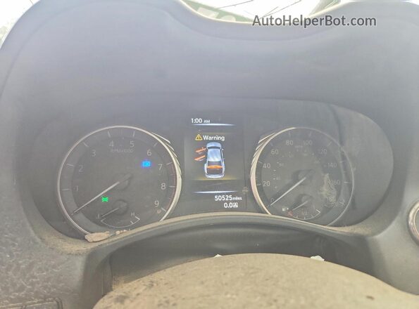 JN1FV7ARXLM660807 2020 INFINITI Q50 White Widok zestawu wskaźników