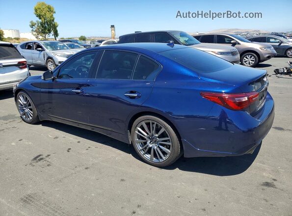 JN1FV7DP5MM850526 2021 INFINITI Q50 Blue Trasero izquierdo