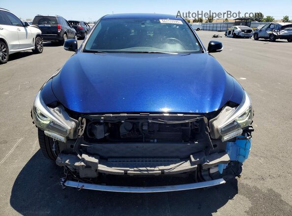 JN1FV7DP5MM850526 2021 INFINITI Q50 Blue Vista frontal