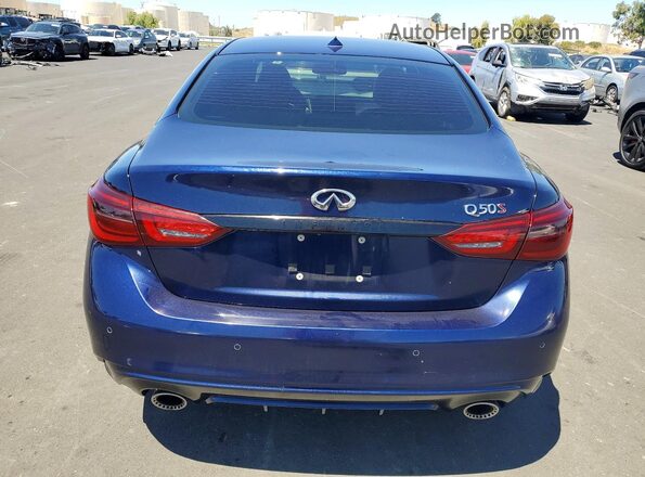 JN1FV7DP5MM850526 2021 INFINITI Q50 Blue Vista trasera