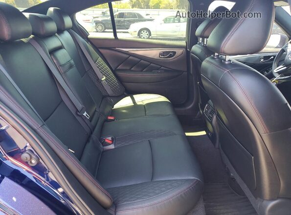 JN1FV7DP5MM850526 2021 INFINITI Q50 Blue Vista de los asientos traseros
