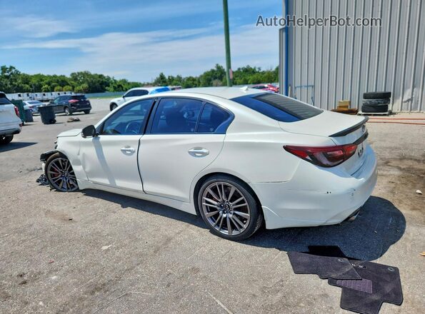 JN1FV7DP9MM850142 2021 INFINITI Q50 White Rear left