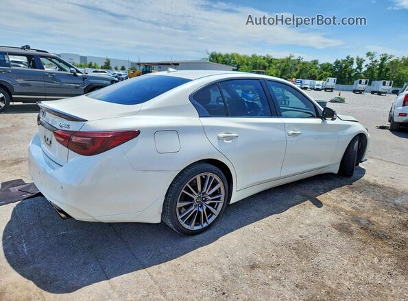 JN1FV7DP9MM850142 2021 INFINITI Q50 White Rear right