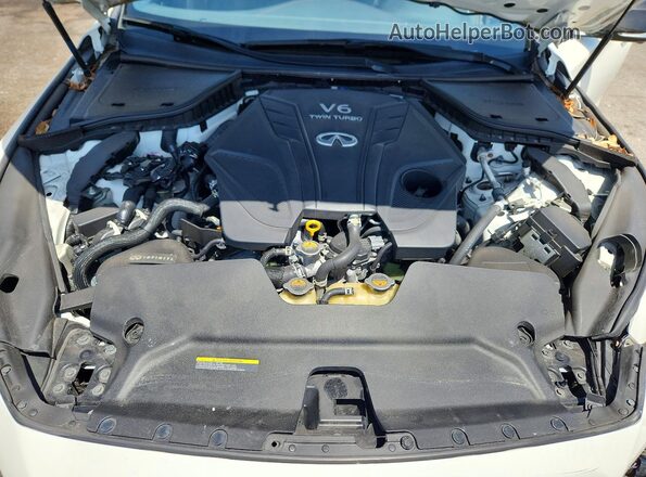 JN1FV7DP9MM850142 2021 INFINITI Q50 White Rear interior view