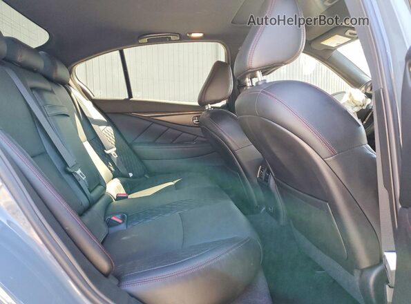 JN1FV7DP9NM370278 2022 INFINITI Q50 Turquoise Vista de los asientos traseros