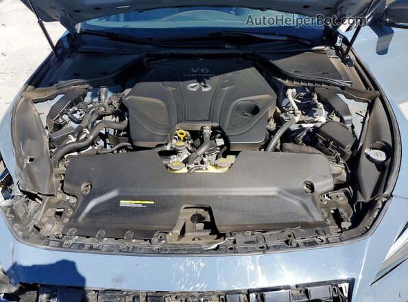 JN1FV7DP9NM370278 2022 INFINITI Q50 Turquoise Vista interior trasera