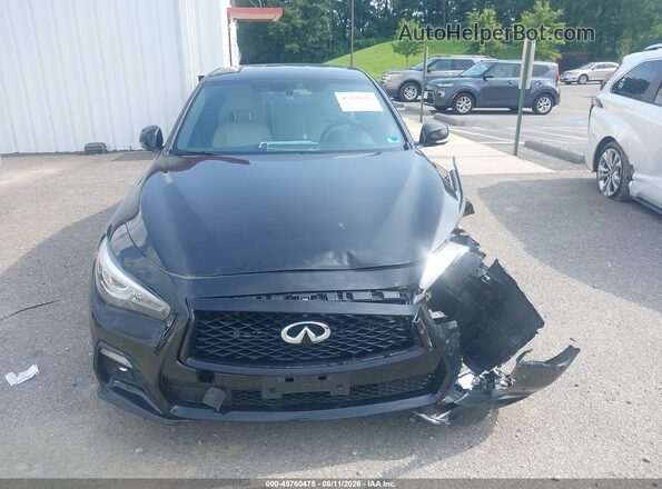 JN1FV7DR4MM881025 2021 INFINITI Q50 Black Widok zestawu wskaźników