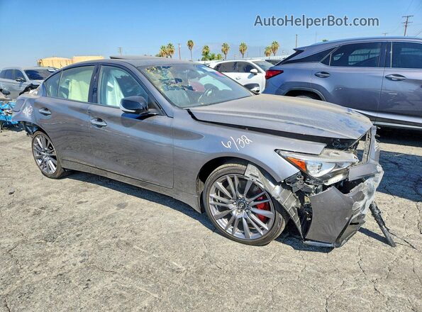 JN1FV7DR4RM680510 2024 INFINITI Q50 Серый Передняя правая четверть