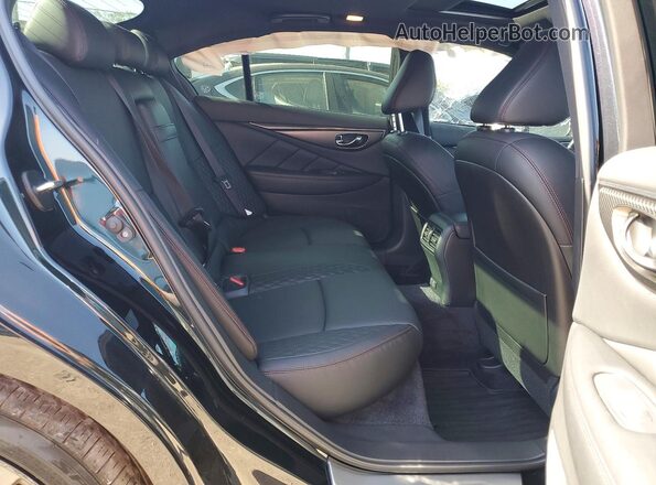 JN1FV7DR6RM680377 2024 INFINITI Q50 Black Widok tylnych siedzeń
