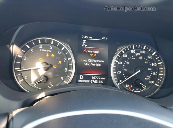 JN1FV7DR6RM680377 2024 INFINITI Q50 Black Widok zestawu wskaźników