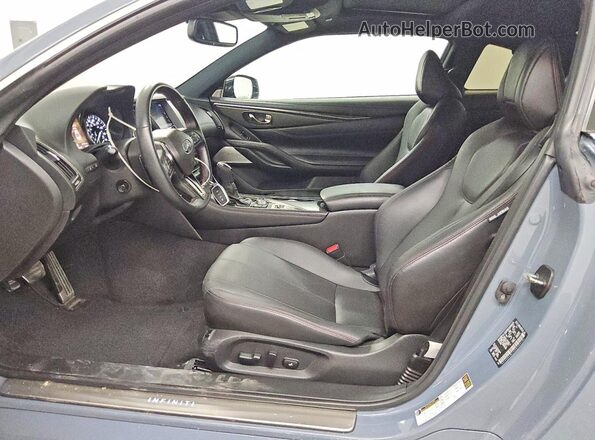 JN1FV7EK4LM400240 2020 INFINITI Q60 Blue Вид салону спереду