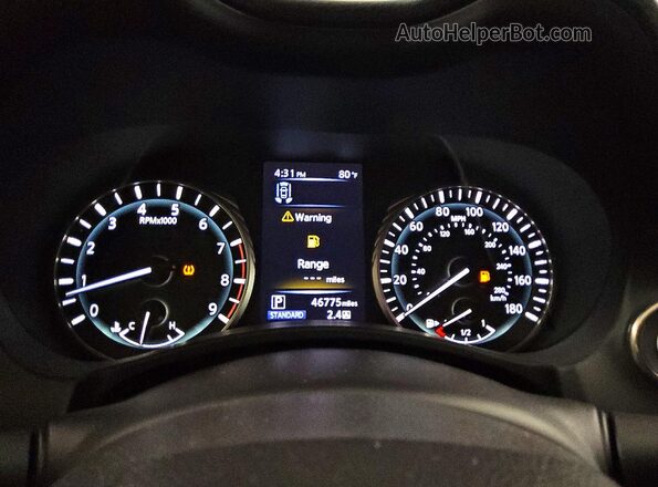 JN1FV7EK4LM400240 2020 INFINITI Q60 Blue Вид щитка приладів