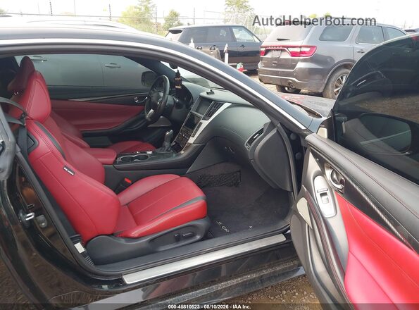 JN1FV7EL5KM440964 2019 INFINITI Q60 Black Widok wnętrza z przodu