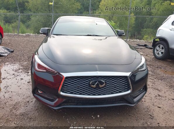 JN1FV7EL5KM440964 2019 INFINITI Q60 Black Widok zestawu wskaźników