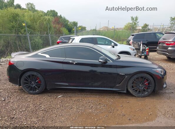 JN1FV7EL5KM440964 2019 INFINITI Q60 Black Widok wnętrza z tyłu