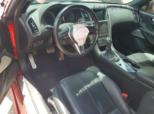 JN1FV7EL7JM630487 2018 INFINITI Q60 Red Առջևի վահանակի տեսք