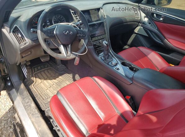 JN1FV7EL8LM460448 2020 INFINITI Q60 Black Առջևի վահանակի տեսք