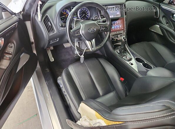 JN1FV7ELXHM702325 2017 INFINITI Q60 Silver წინა პანელის ხედი