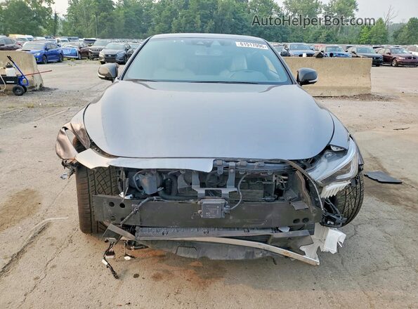 JN1FV7ELXKM441074 2019 INFINITI Q60 Gray Widok z przodu