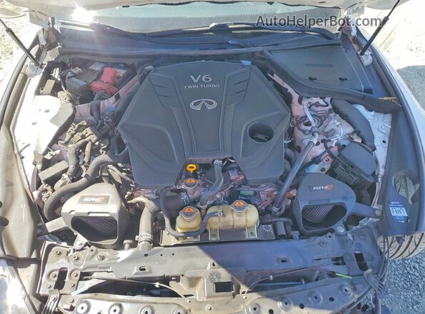 JN1FV7LK1MM530013 2021 INFINITI Q60 Белый Вид задней части салона