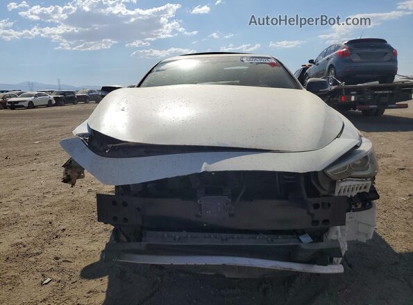 JN1FV7LK3MM530093 2021 INFINITI Q60 White Դիմացի տեսք