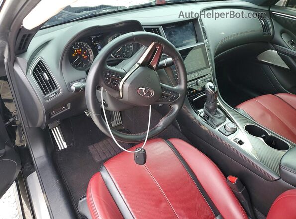JN1FV7LK3NM660277 2022 INFINITI Q60 Black Առջևի վահանակի տեսք