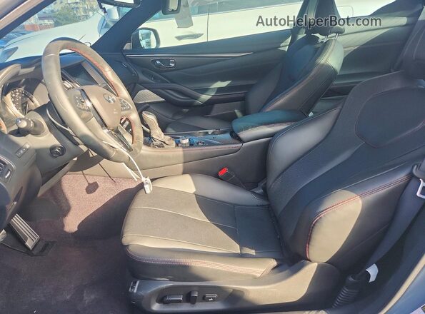 JN1FV7LL0NM680897 2022 INFINITI Q60 Blue Вид салону спереду