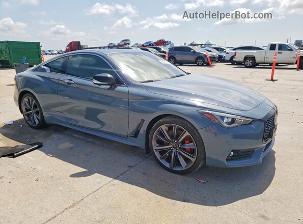 JN1FV7LL0NM680897 2022 INFINITI Q60 Blue Передня права чверть