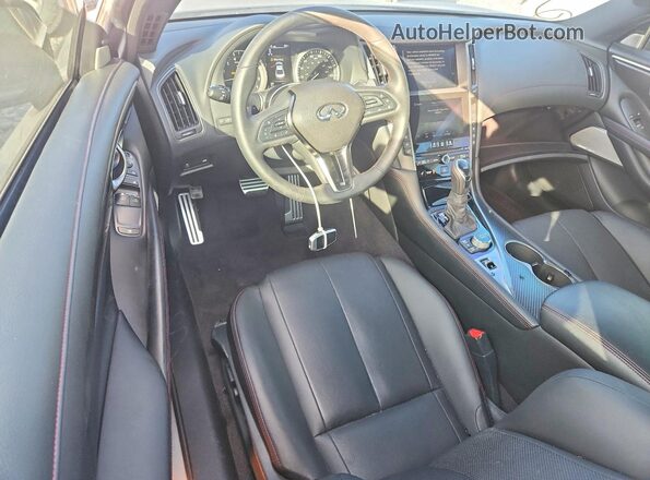JN1FV7LL0NM680897 2022 INFINITI Q60 Blue Вид панелі приладів
