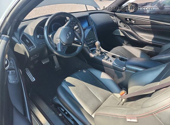 JN1FV7LL2NM681002 2022 INFINITI Q60 Blue Вид панелі приладів