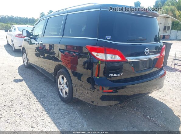 JN8AE2KP0G9152124 2016 NISSAN QUEST Black Задня ліва чверть