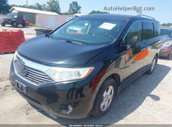 JN8AE2KP0G9152124 2016 NISSAN QUEST Black Передня ліва чверть