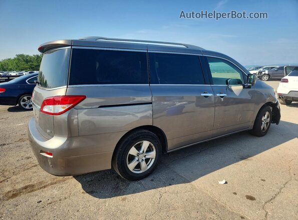 JN8AE2KP0G9152432 2016 NISSAN QUEST Серый Задняя правая четверть
