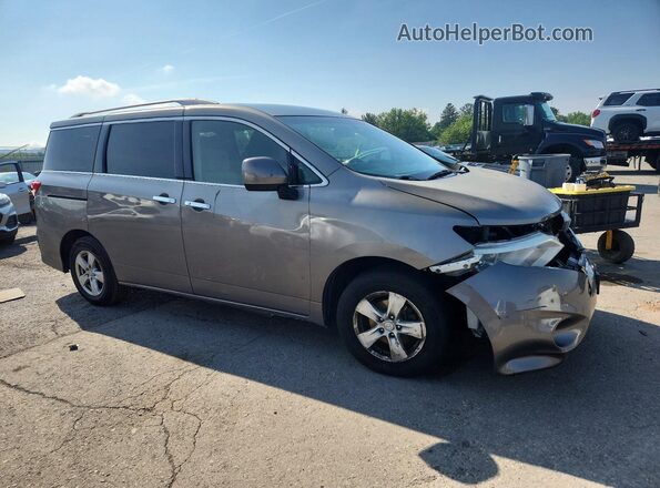 JN8AE2KP0G9152432 2016 NISSAN QUEST Серый Передняя правая четверть
