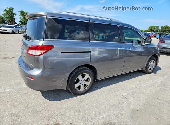 JN8AE2KP3G9151386 2016 NISSAN QUEST Серый Задняя правая четверть